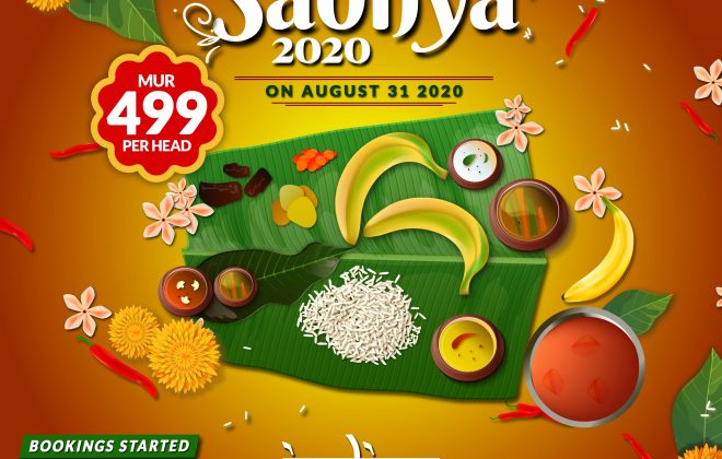 Onam Sadhya Mauritius - By Indian Summer